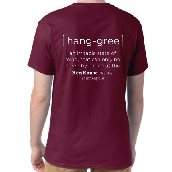 Maroon HANGRY T-SHIRT