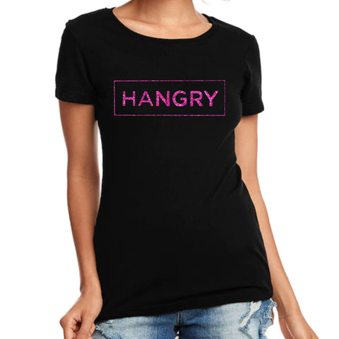 PINK SPARKLE HANGRY T-SHIRT